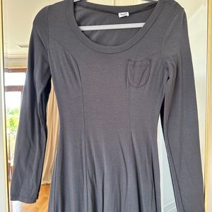 Splendid cotton lounge maxi dress with pocket and line detail